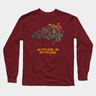 Basketball Altitude is Attitude Flow Long Sleeve T-Shirt